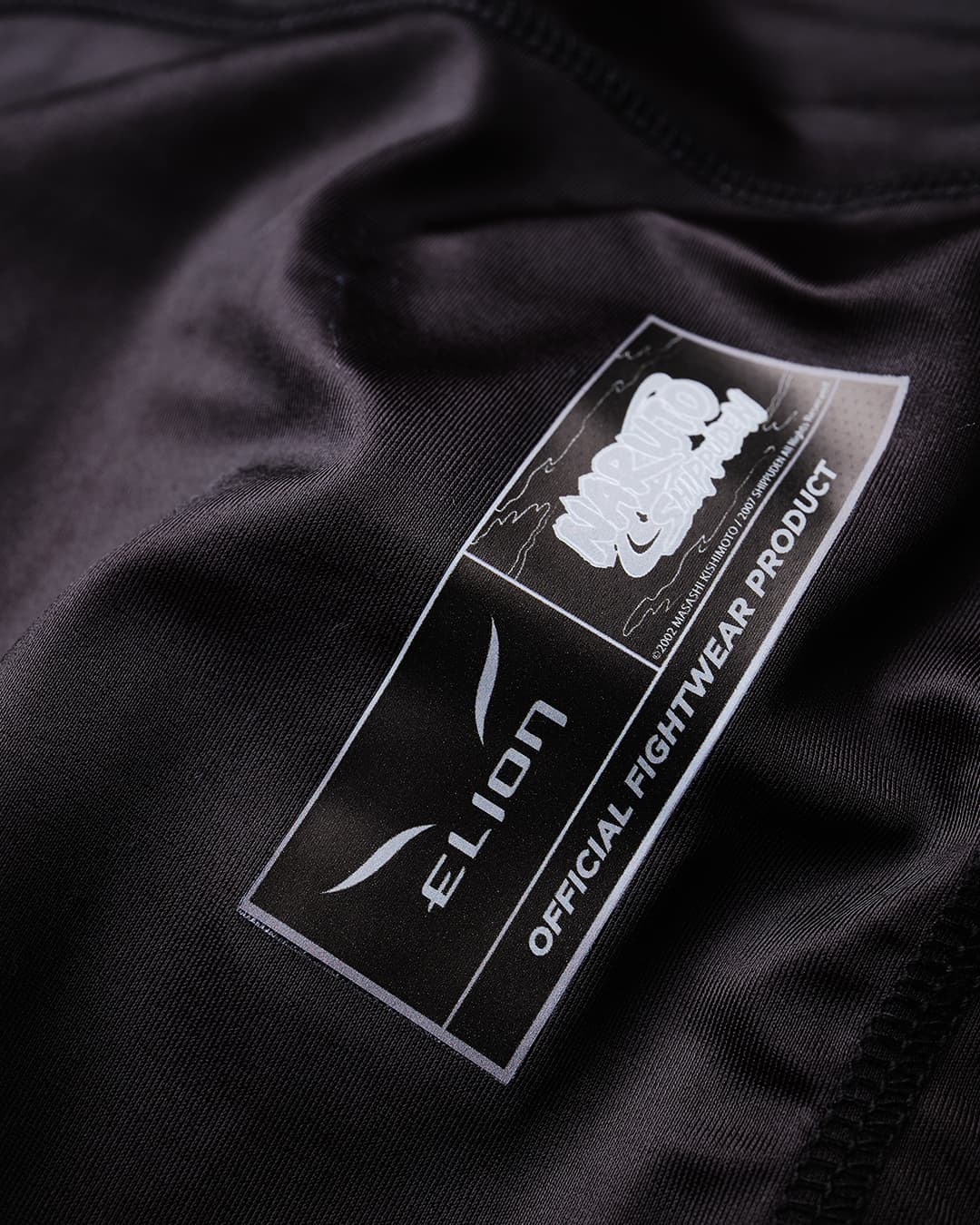 Rashguard NARUTO X ELION AKATSUKI Noir/Bordeaux- Manches Courtes - Image 5