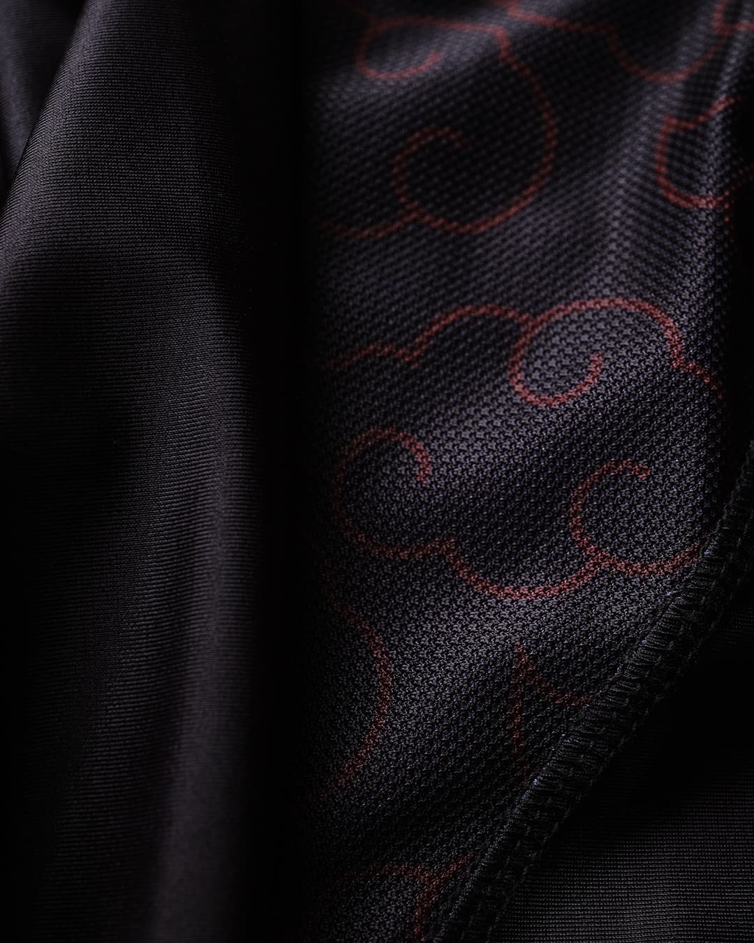 Rashguard NARUTO X ELION AKATSUKI Noir/Bordeaux- Manches Courtes - Image 4