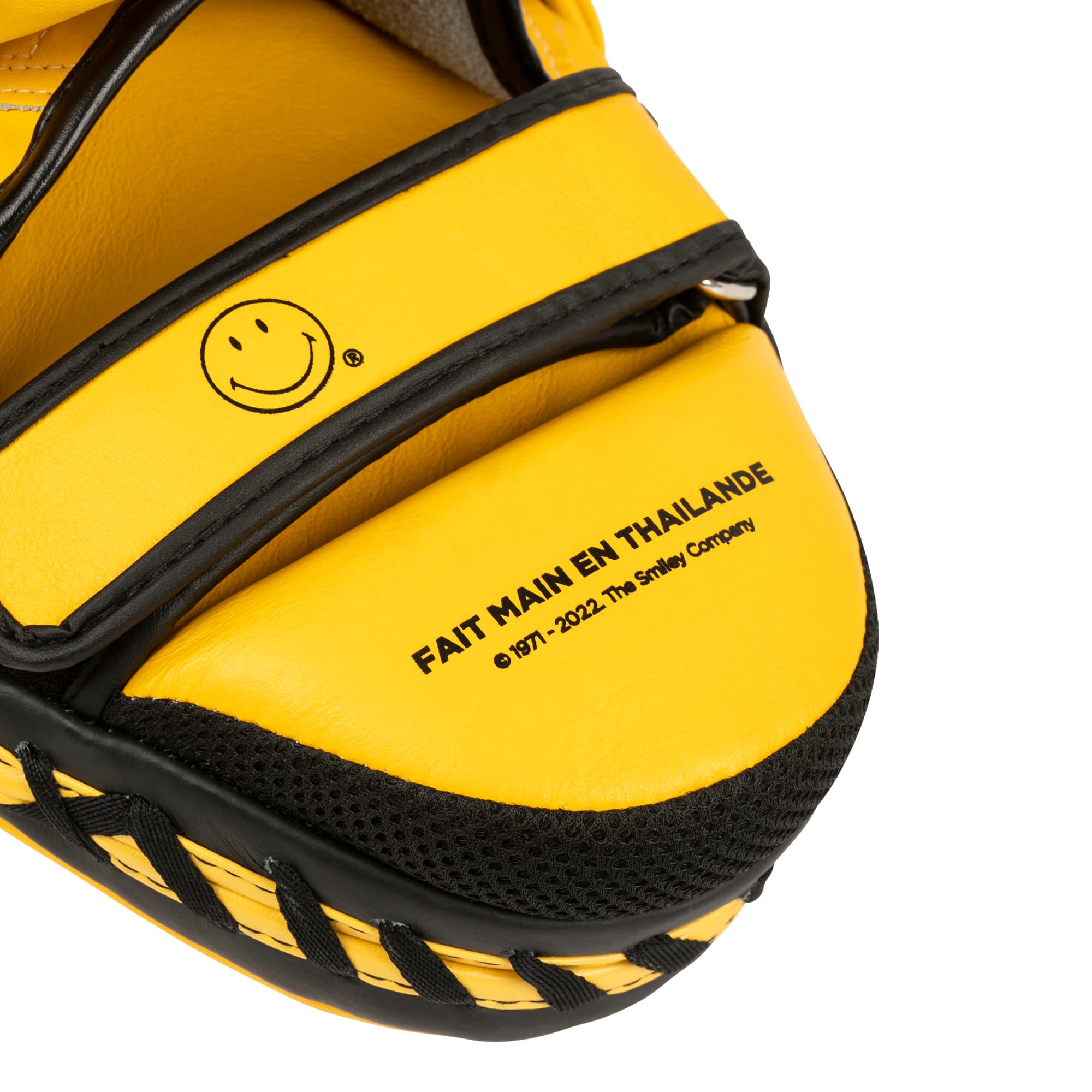Paire de patte d'ours ELION Paris X SMILEY® 50th Anniversary Edition Limitée Cuir Jaune - Image 2