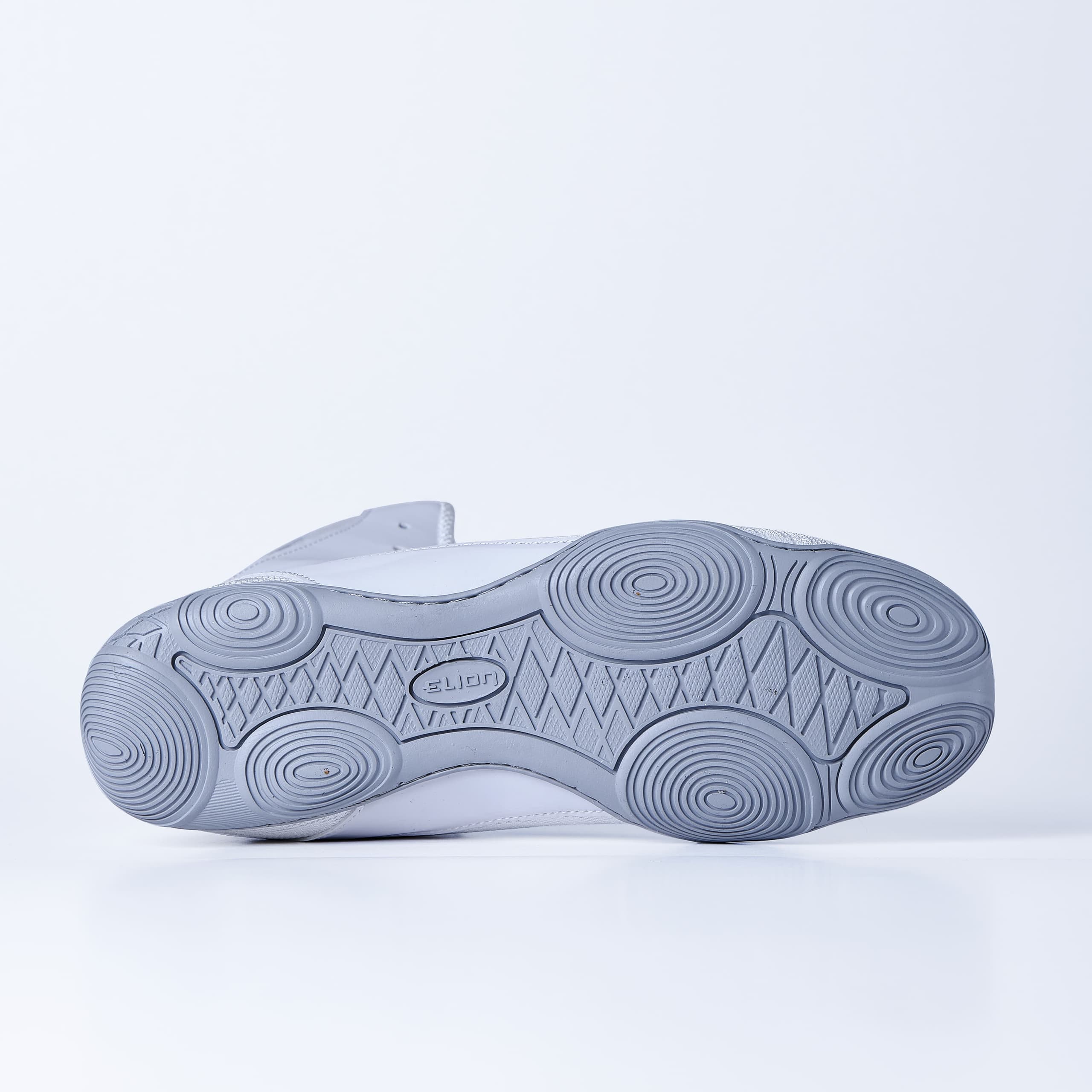 Chaussures de Boxe ELION Rapide Blanc/Gris Réfléchissantes - Image 4