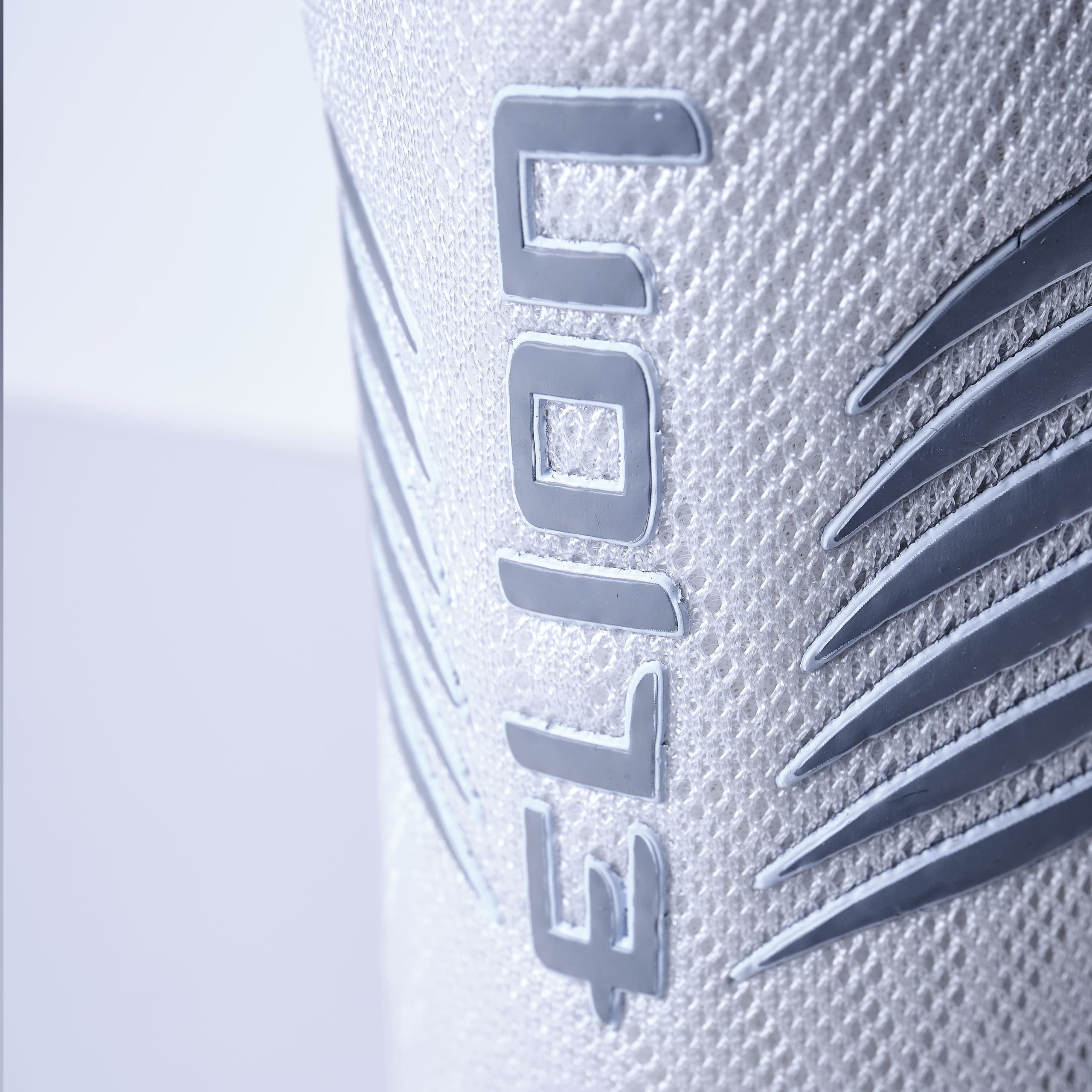 Chaussures de Boxe ELION Rapide Blanc/Gris Réfléchissantes - Image 8