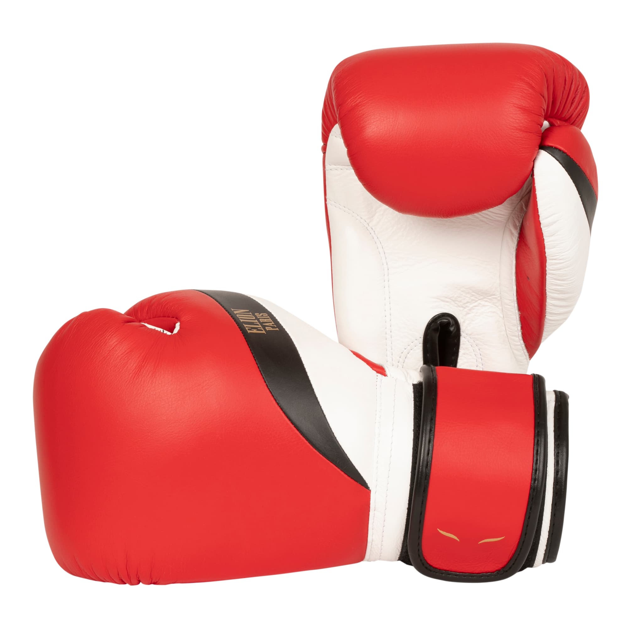 L'Elégant de boxe ELION Paris Velcro - Rouge Mat/Noir/Blanc Mat - Image 4
