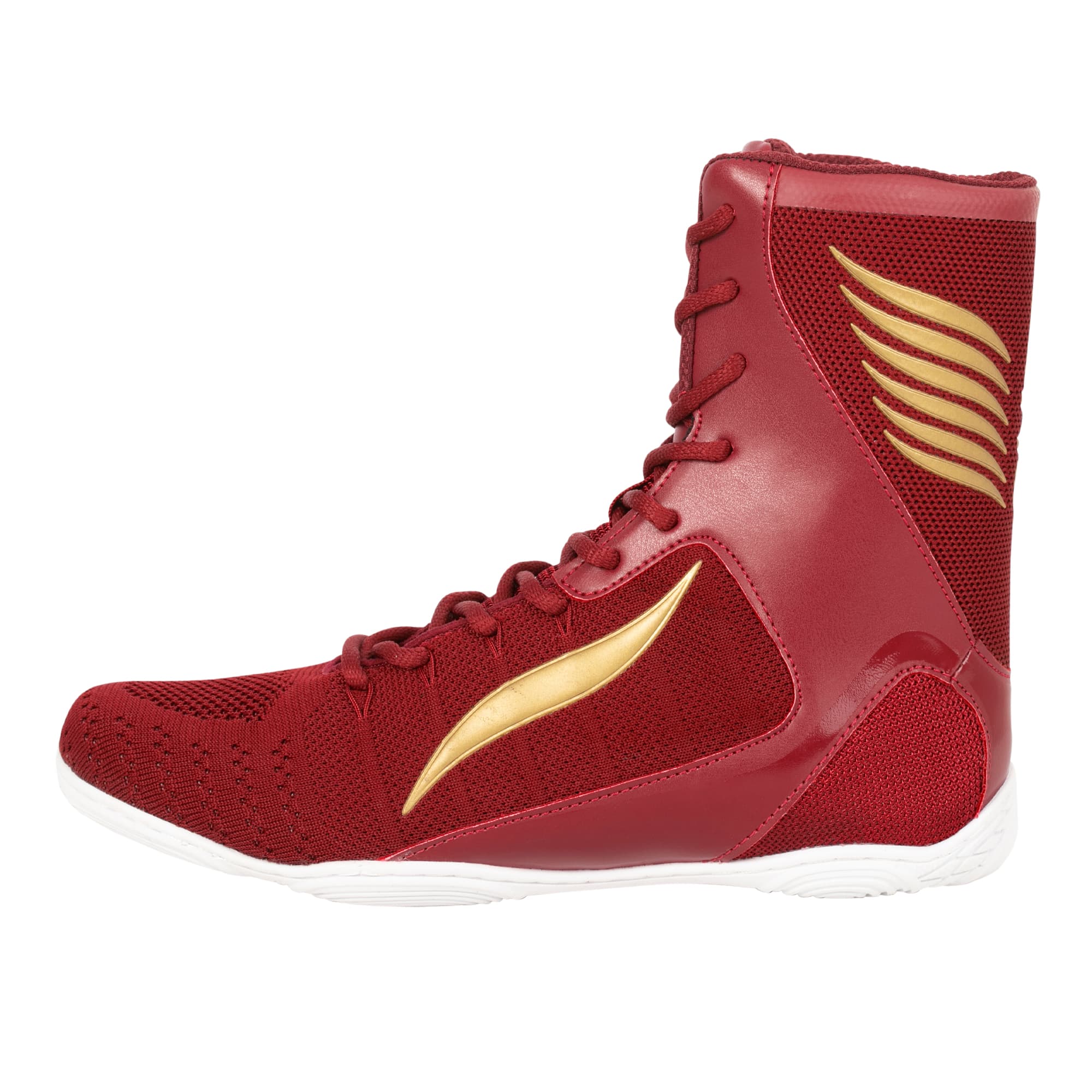 Chaussures de Boxe ELION Rapide Bordeaux - Image 2