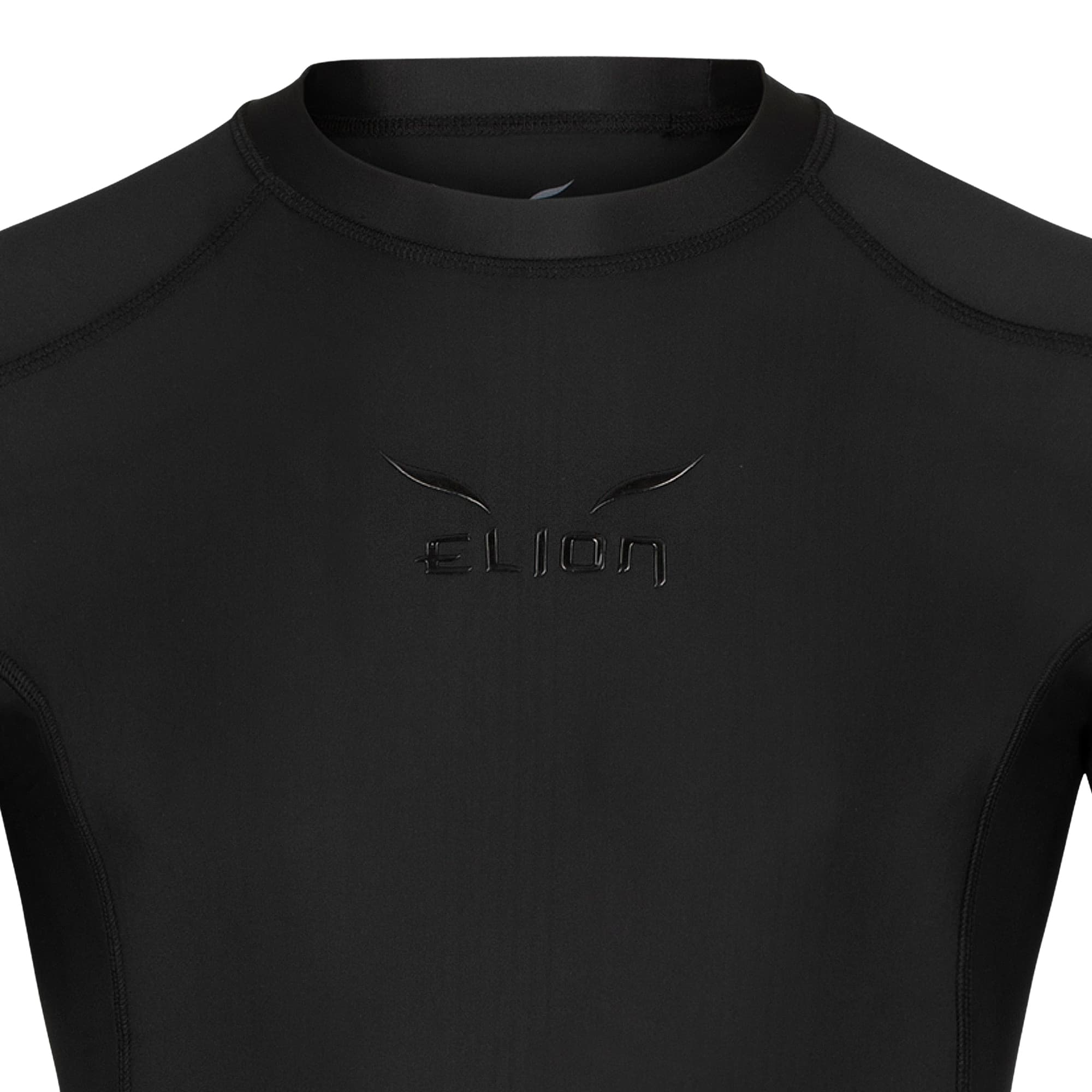 Rashguard Elion Monochrome - Noir/Noir - Manches Courtes - Image 5