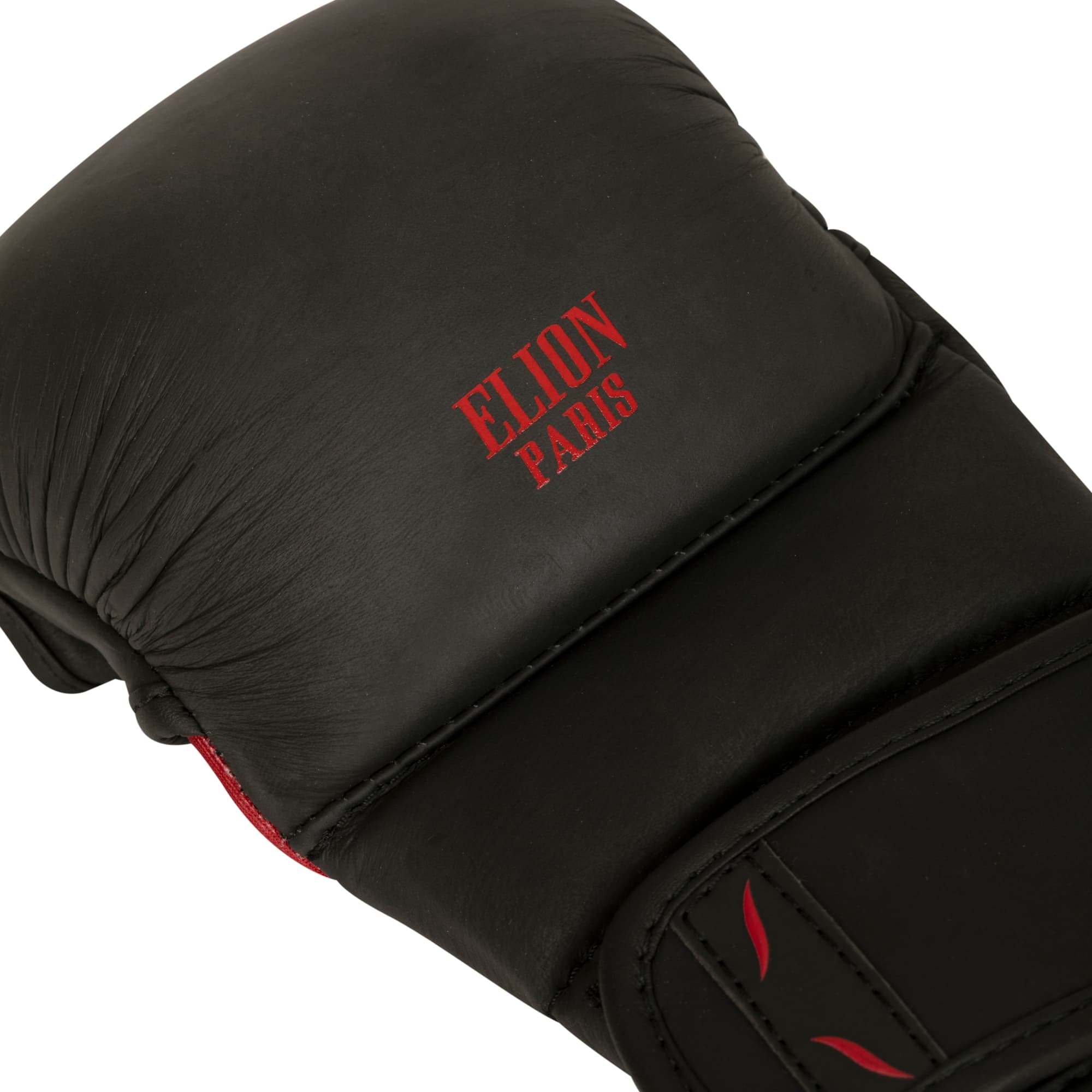Gants MMA ELION Sparring - Mat-Black  CUIR - Image 3