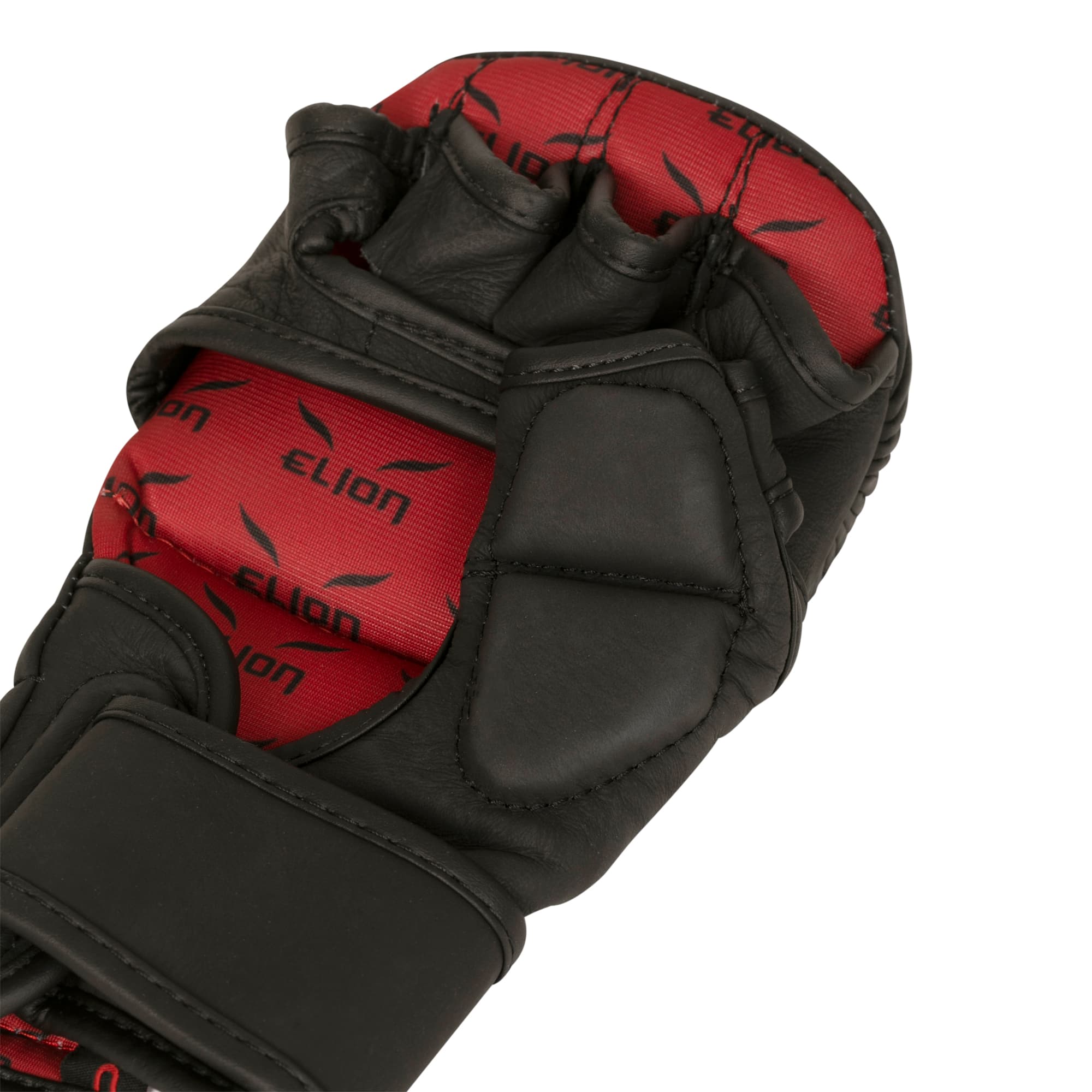 Gants MMA ELION Sparring - Mat-Black  CUIR - Image 6