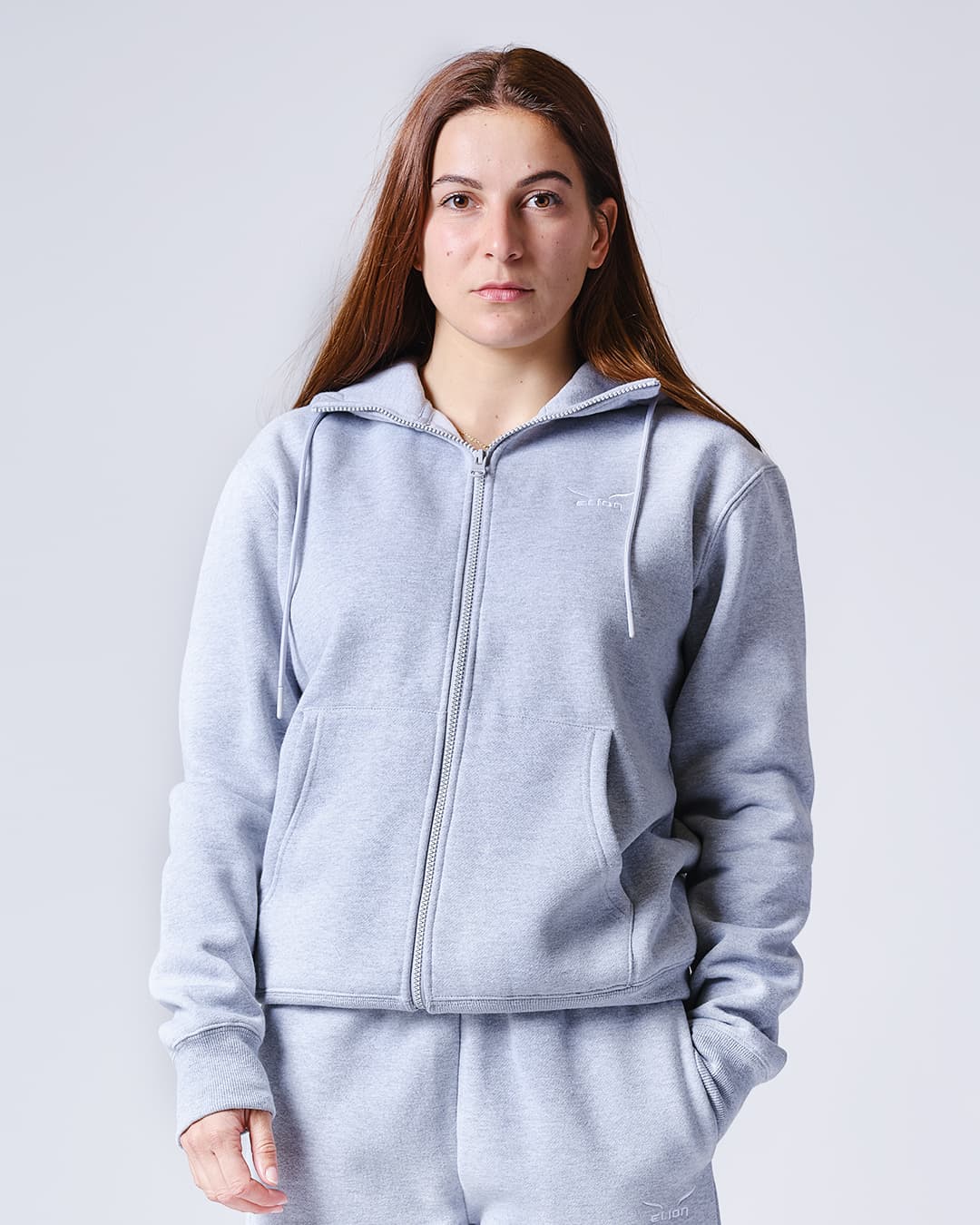 Sweatshirt à Capuche ELION Turenne Gris - Image 9
