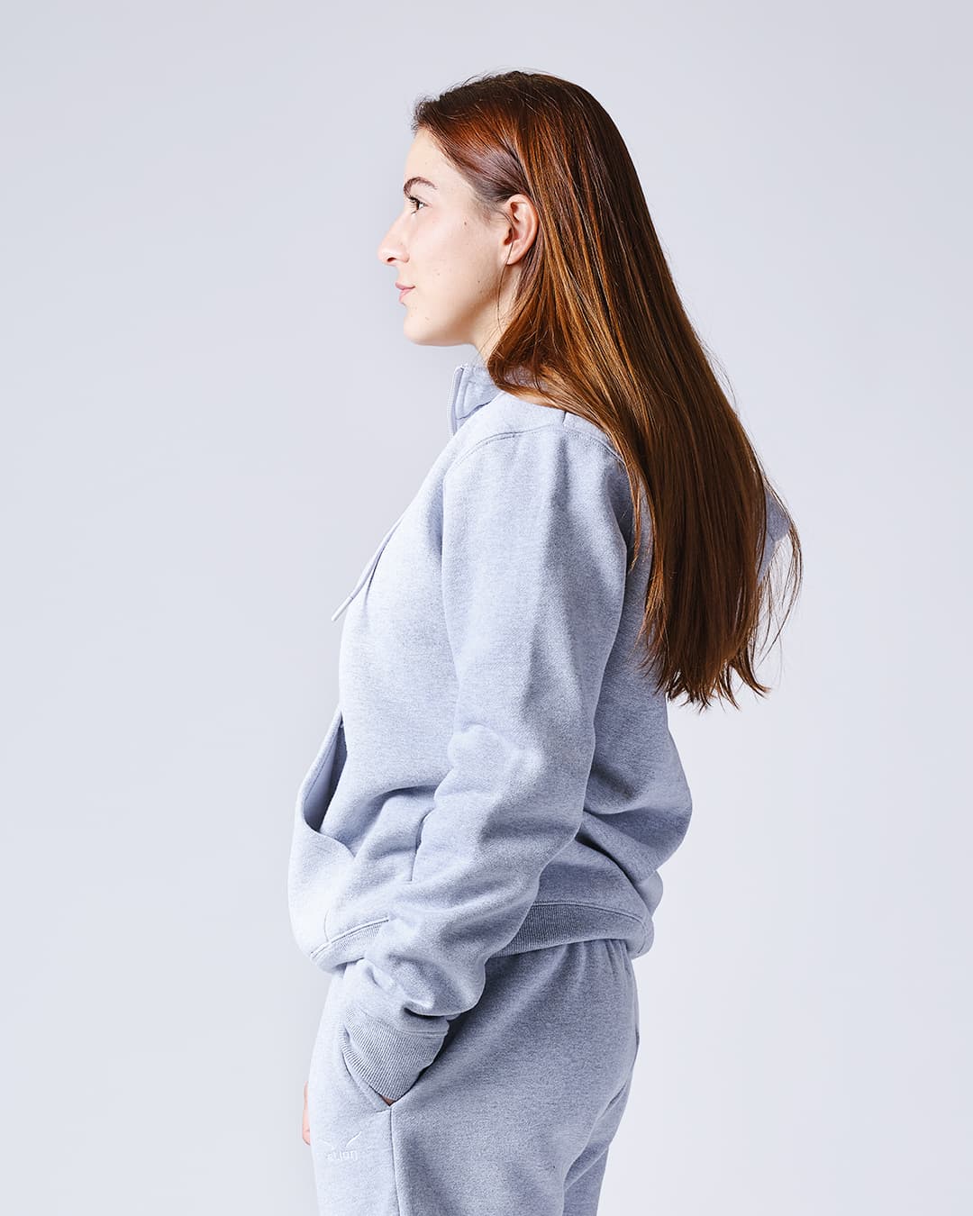 Sweatshirt à Capuche ELION Turenne Gris - Image 10