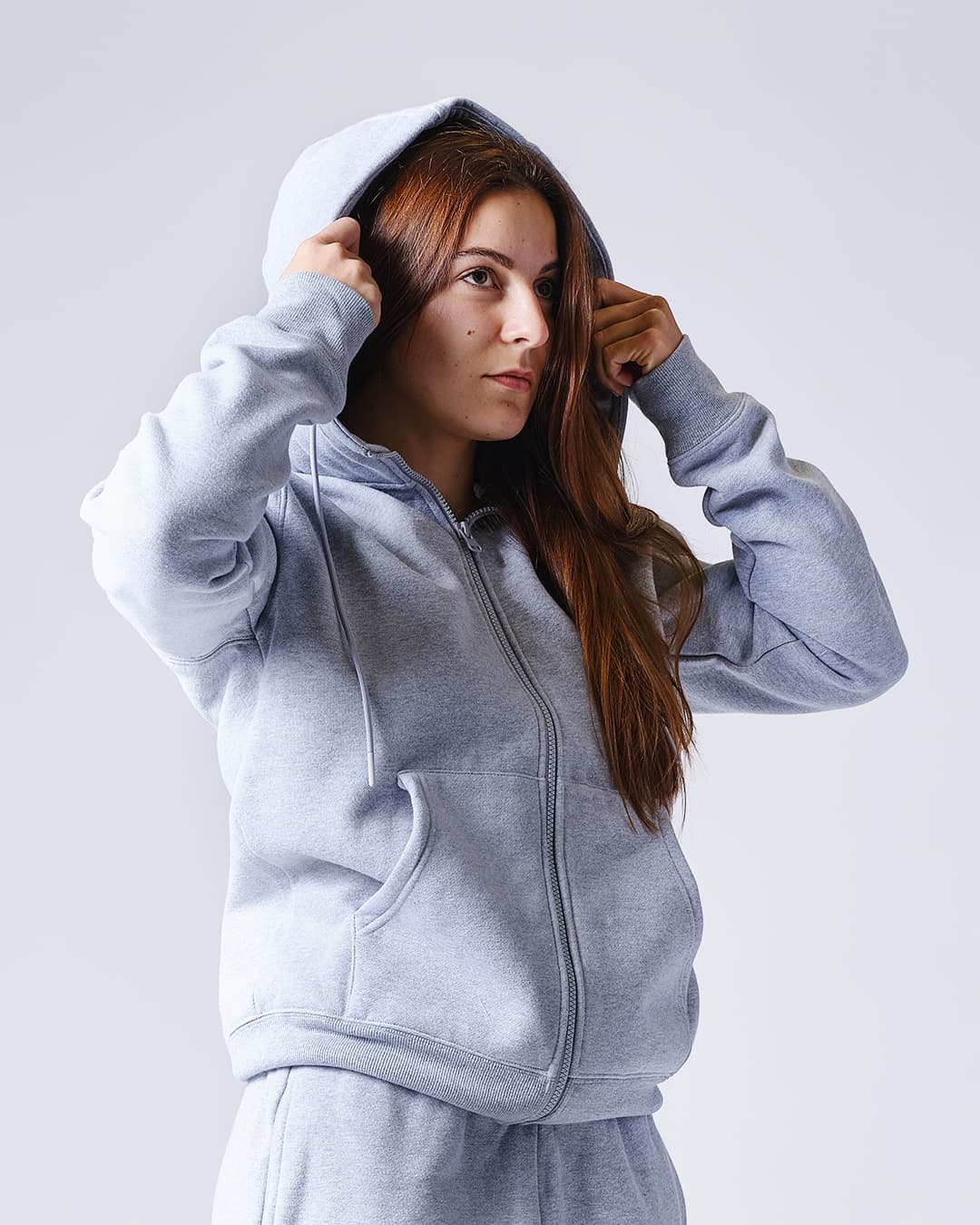 Sweatshirt à Capuche ELION Turenne Gris - Image 13