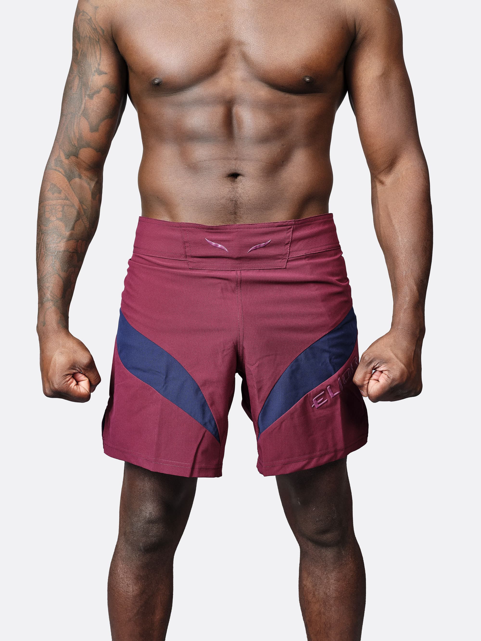 Short MMA SEYANT ELION - Bordeaux/Navy - Image 4