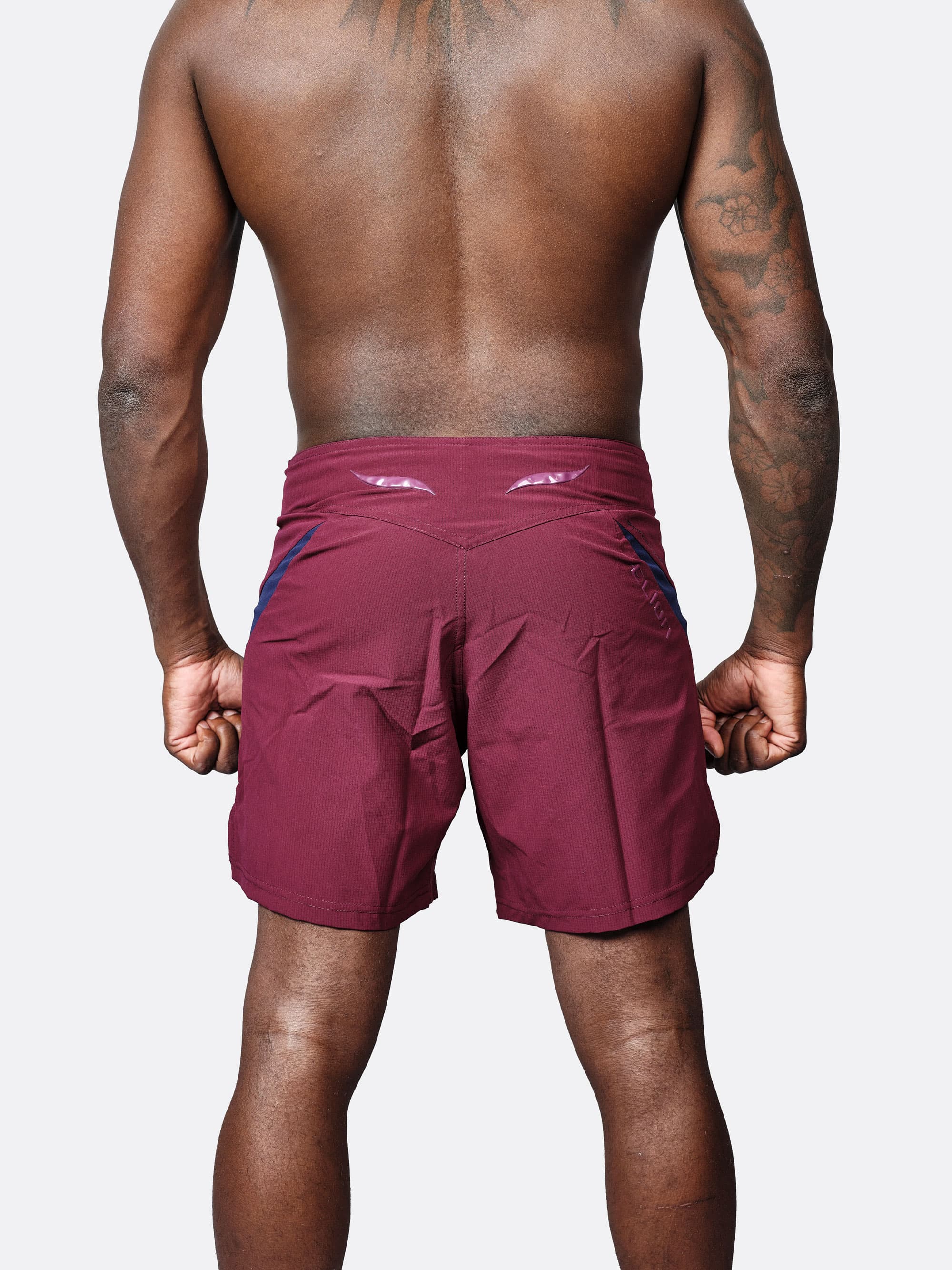 Short MMA SEYANT ELION - Bordeaux/Navy - Image 5