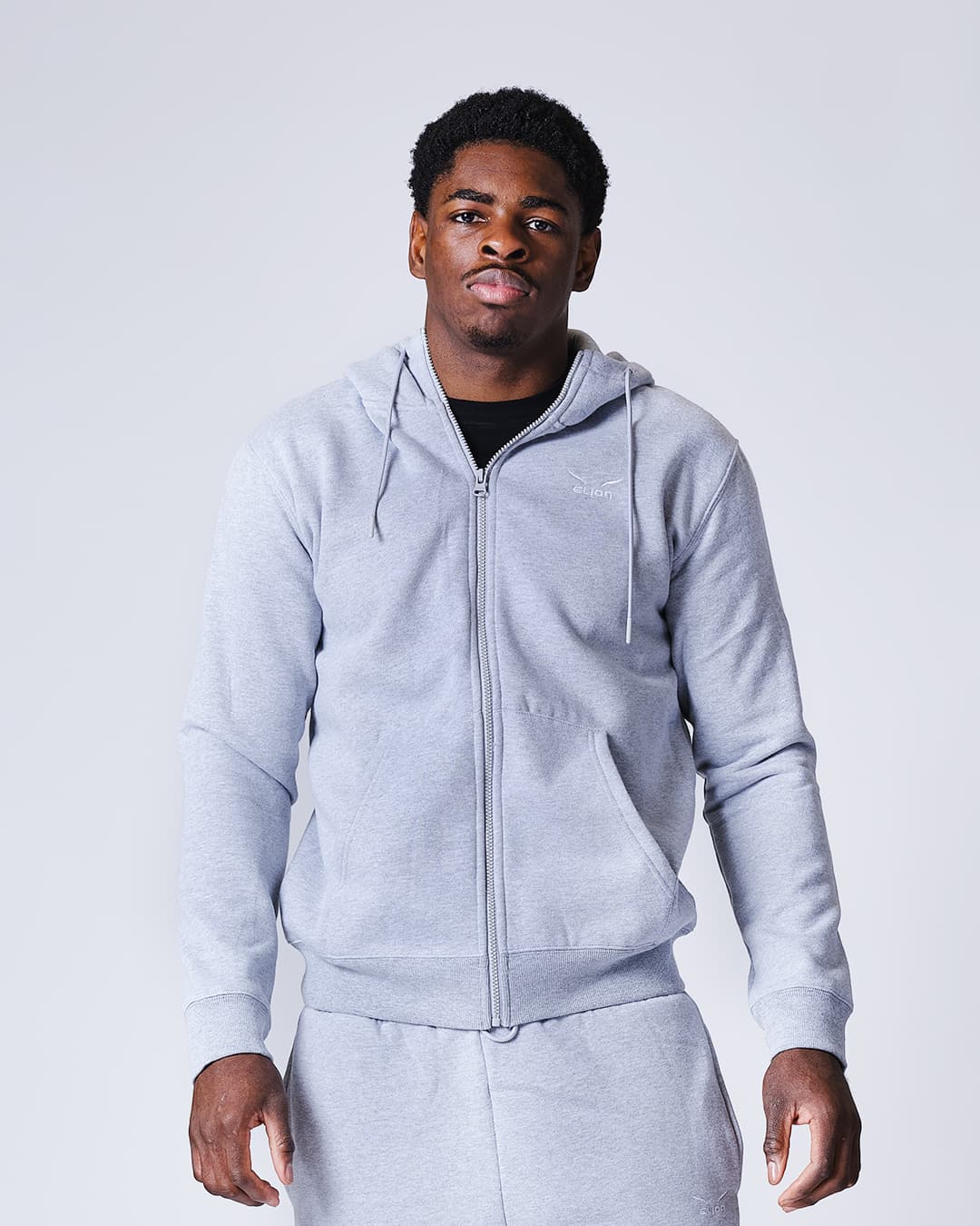 Sweatshirt à Capuche ELION Turenne Gris