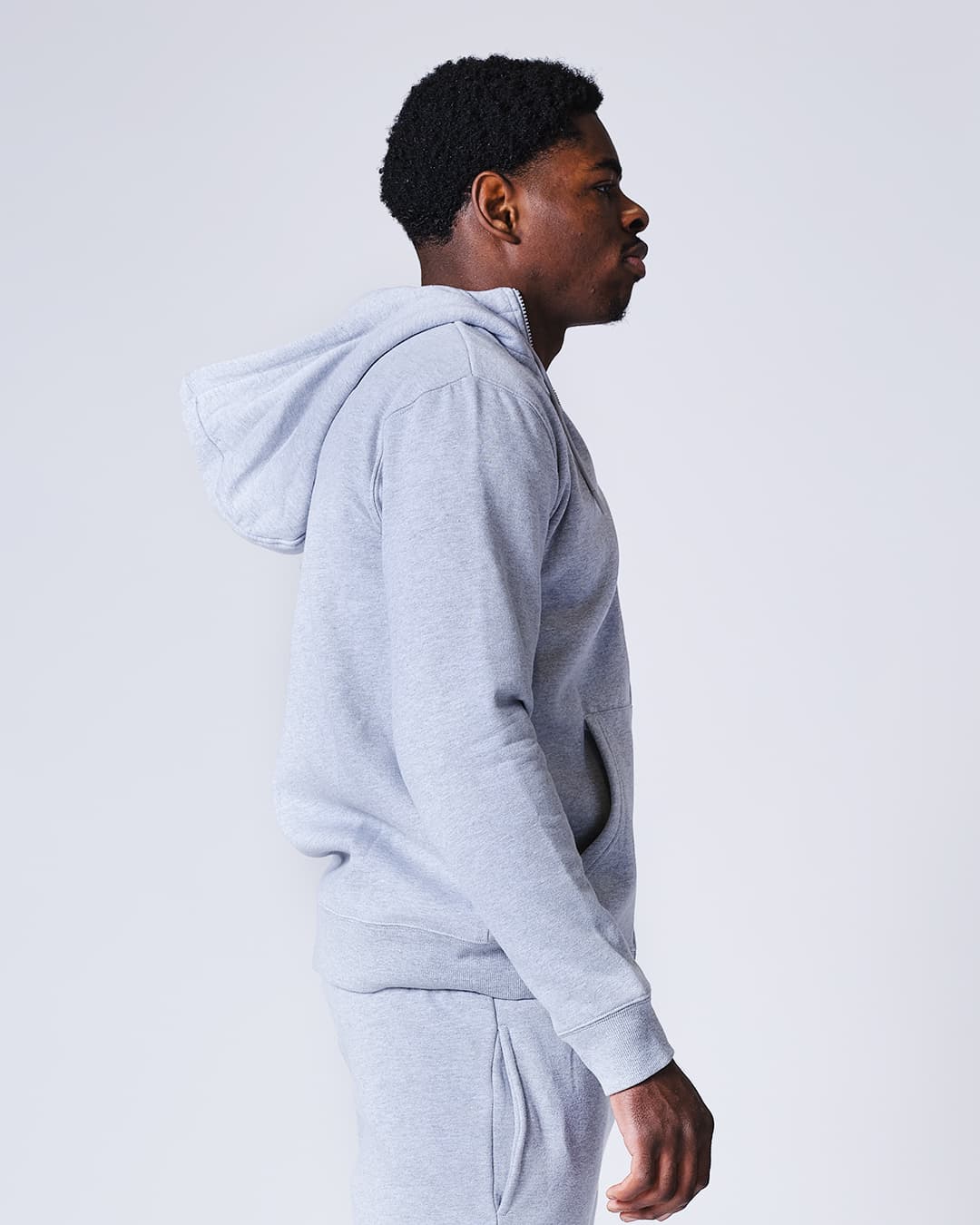 Sweatshirt à Capuche ELION Turenne Gris - Image 3