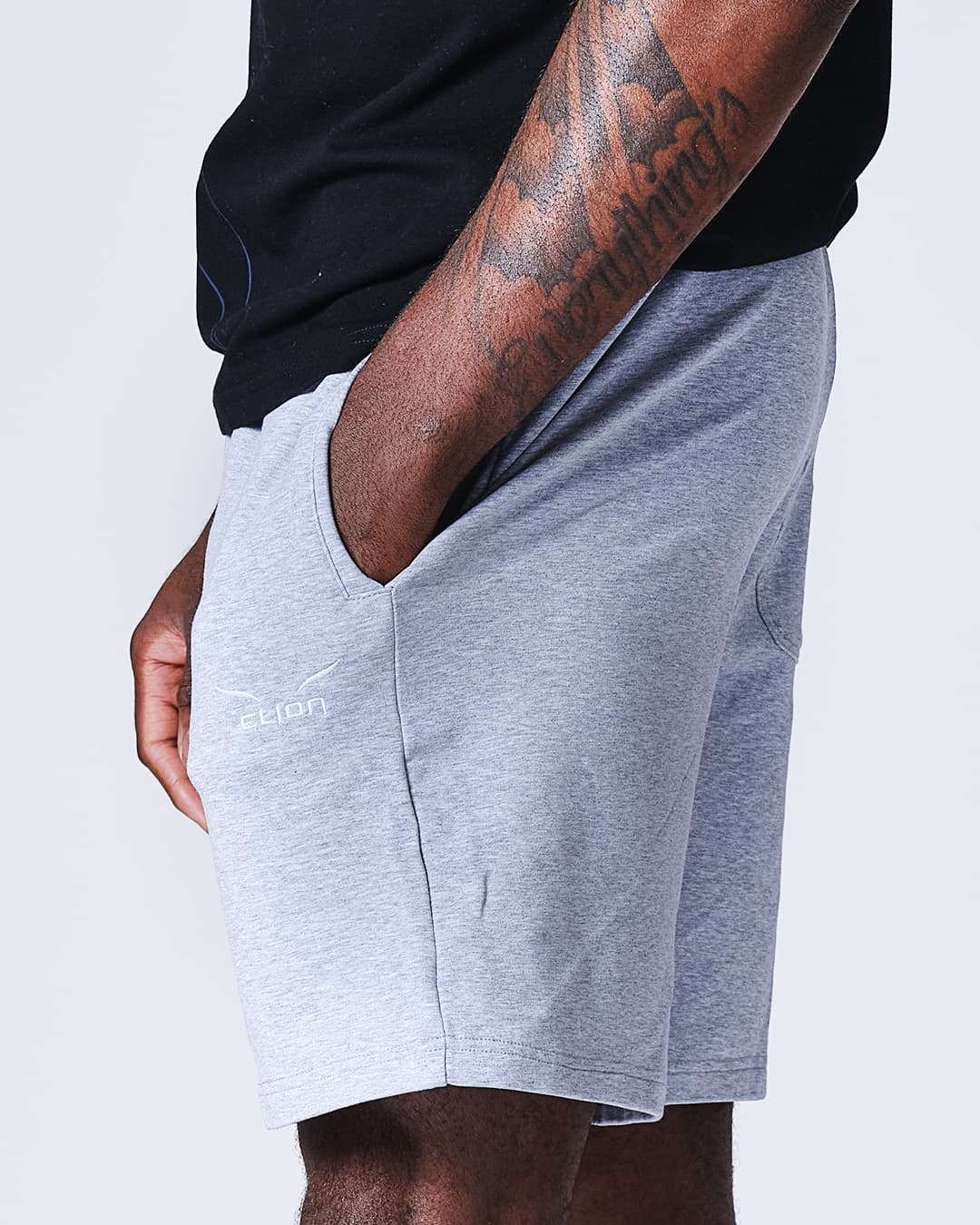 Short de Sport ELION Turenne Gris - Image 5