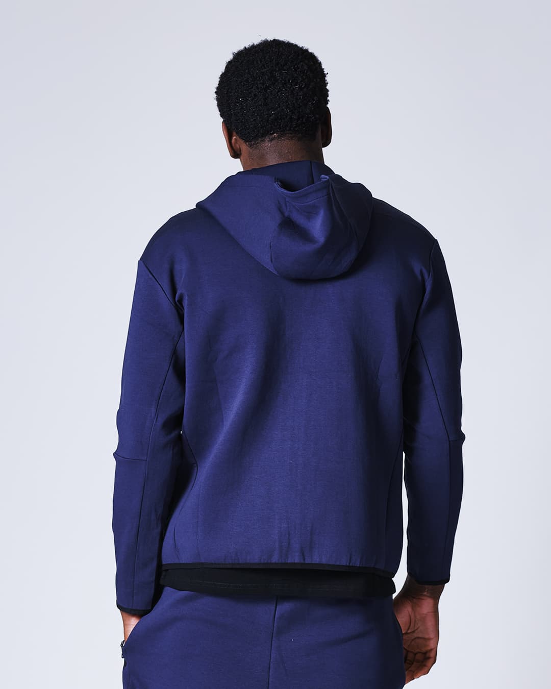 Sweatshirt à Capuche Zippé ELION Nazareth Bleu - Image 5