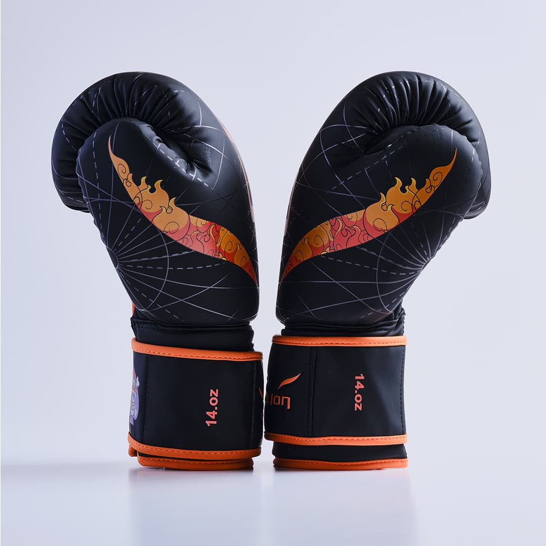 L'Extravagant de Boxe ONE PIECE X ELION Ace Noir/Orange - Image 4