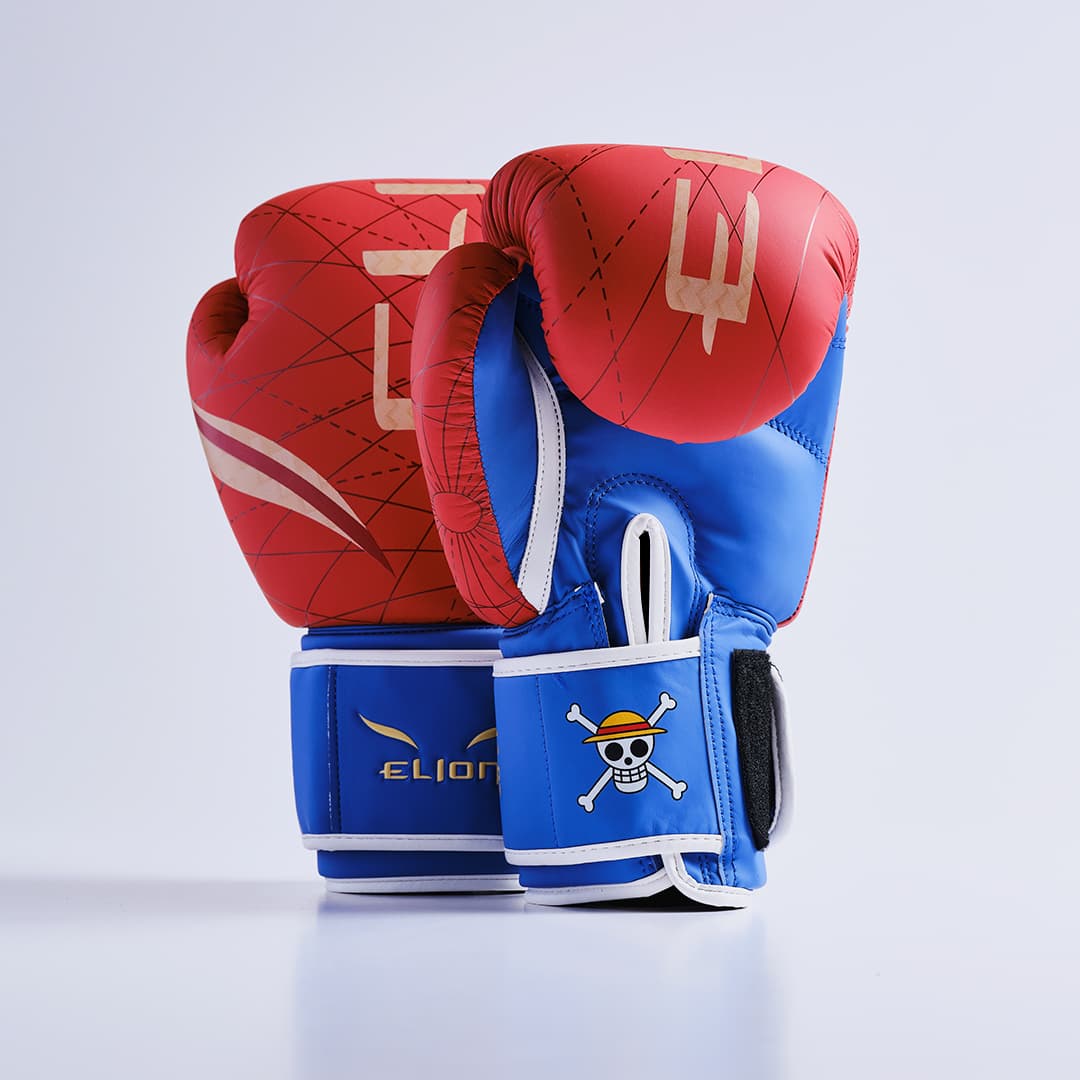 L'Extravagant de Boxe ONE PIECE X ELION Luffy Rouge/Bleu - Image 2