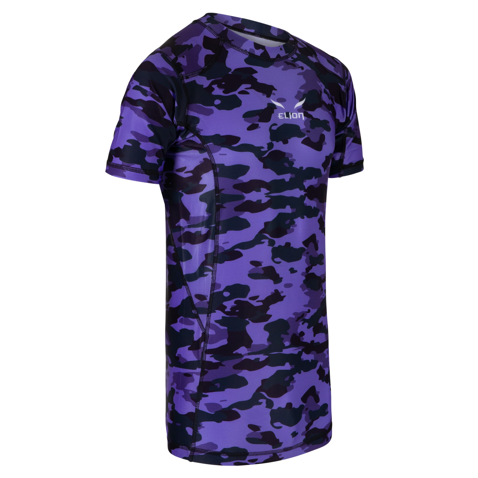 Rashguard ELION Camo - Bleu - Manches Courtes - Image 3