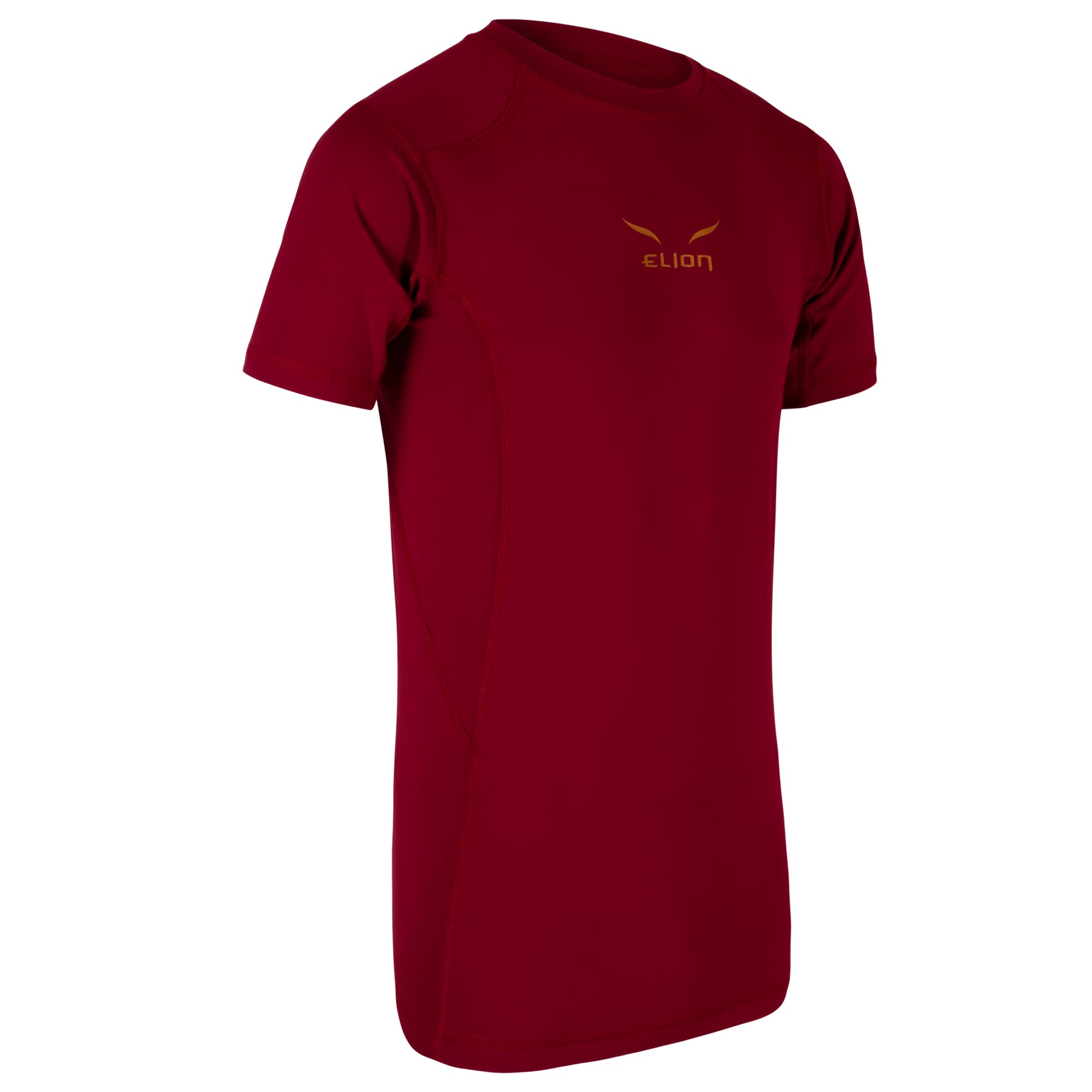 Rashguard Elion Monochrome - Bordeaux - Manches Courtes - Image 3