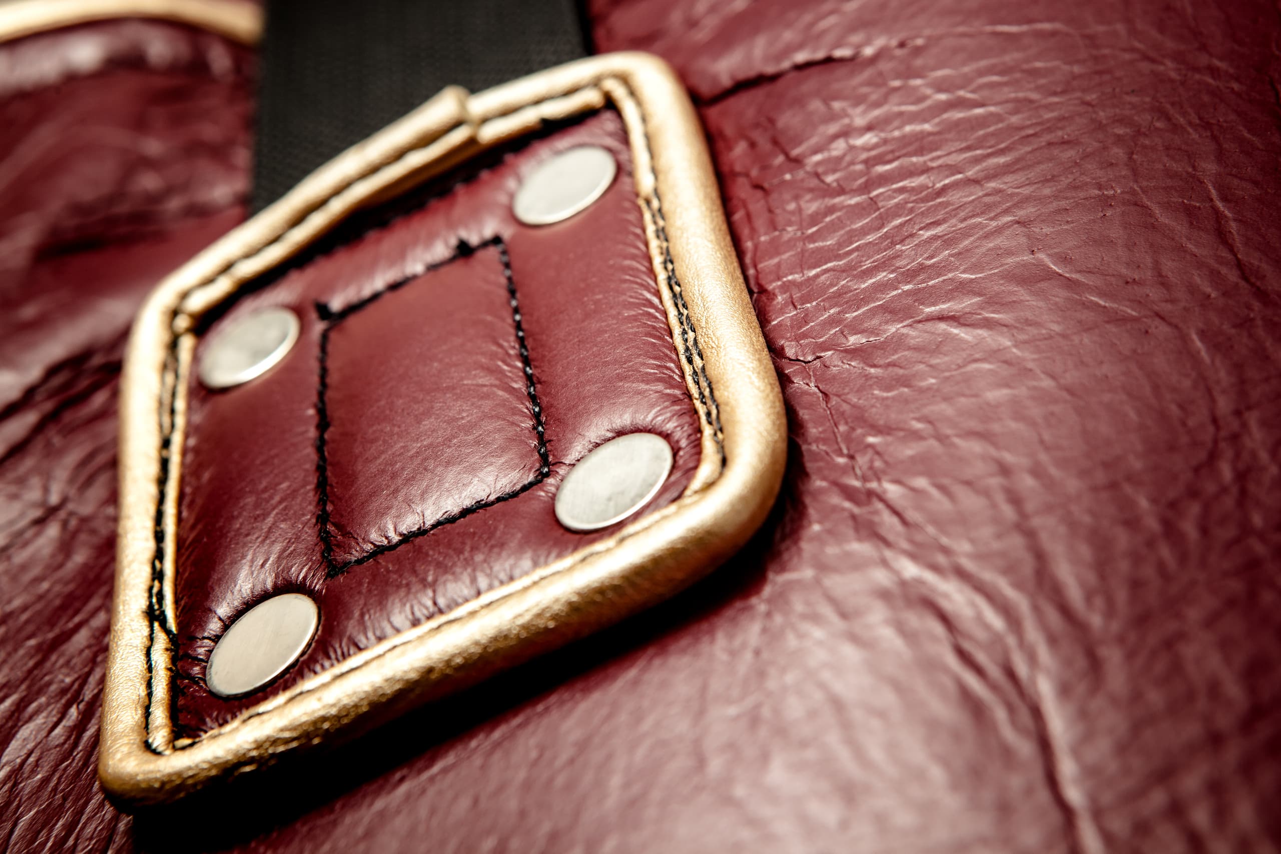 Sac de frappe ELION Cuir Collection Paris - 1m35 - 45kg - Bordeaux - Image 5