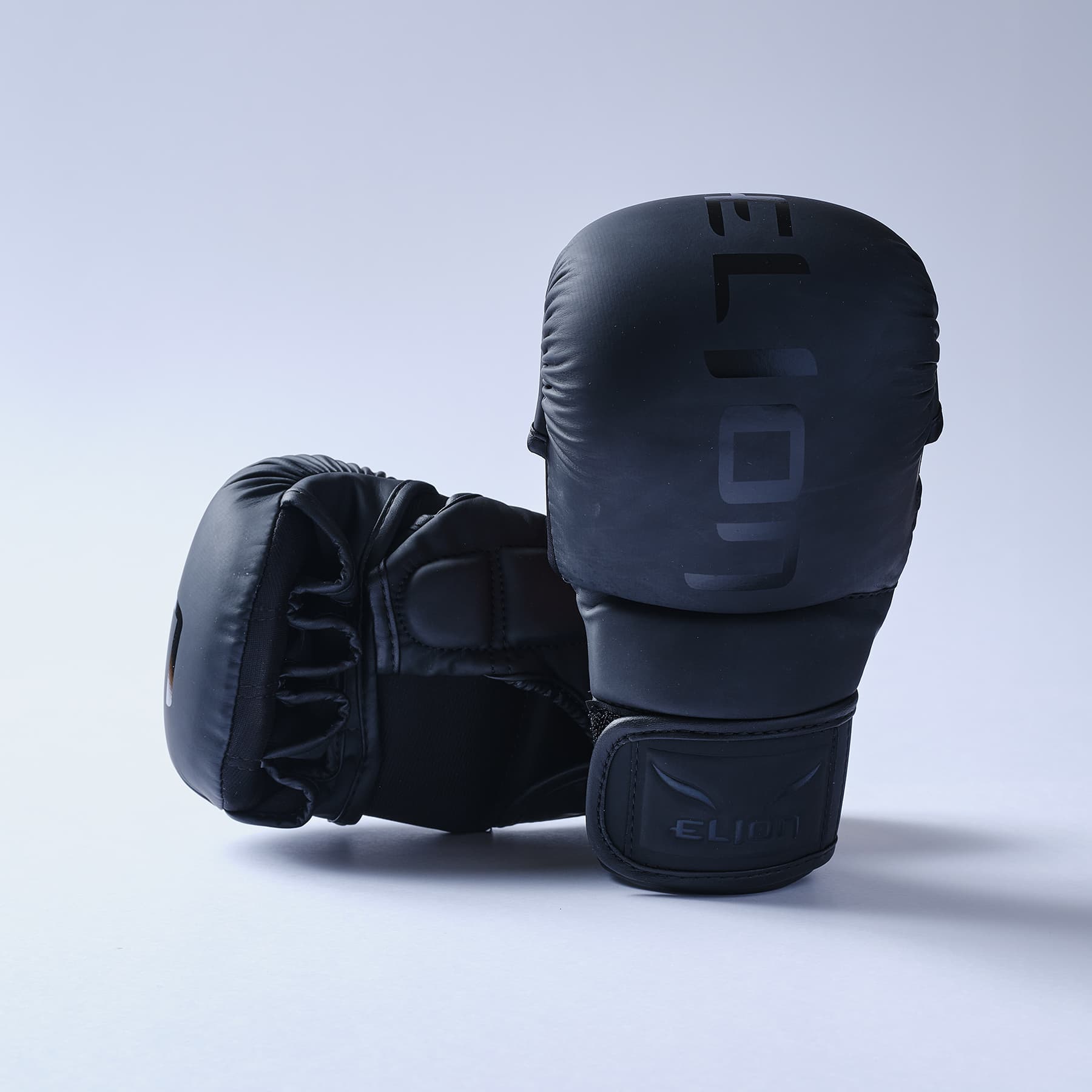 Gants MMA ELION Super Sparring - Noir/Noir - Image 3