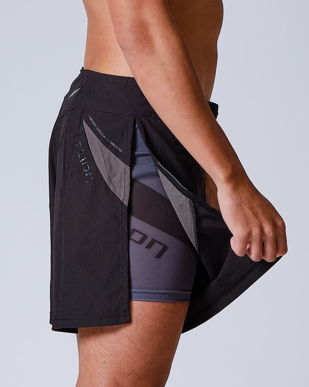 Short MMA SEYANT GLADIATOR ELION - Noir/Gris - Image 6