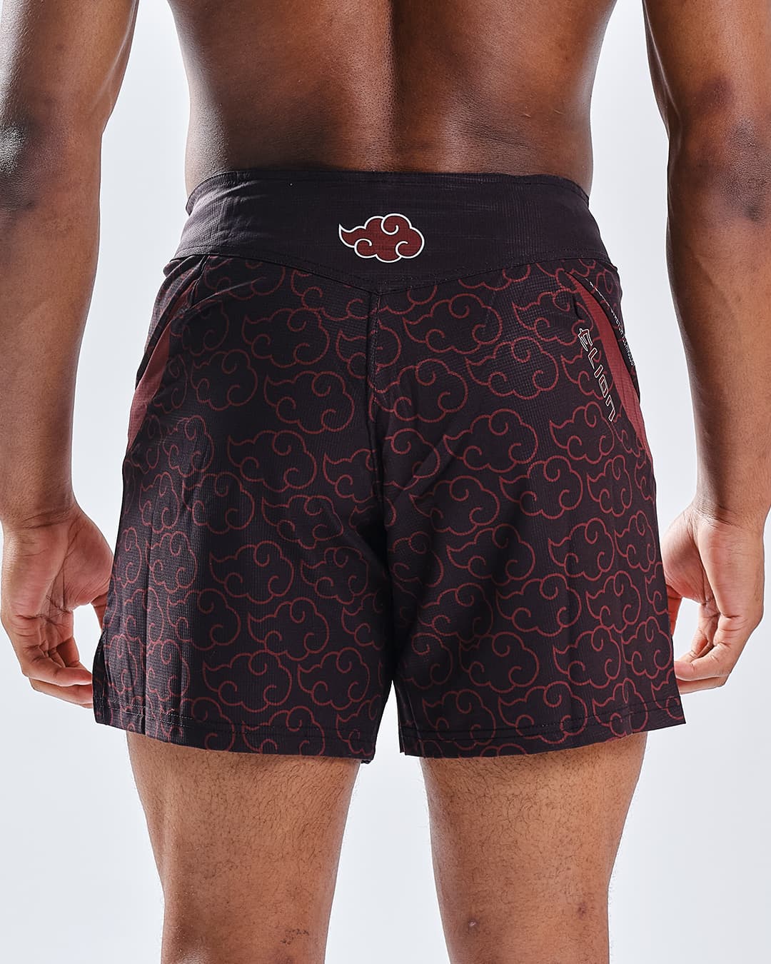 Short MMA SEYANT NARUTO X ELION AKATSUKI Noir/Bordeaux - Image 4