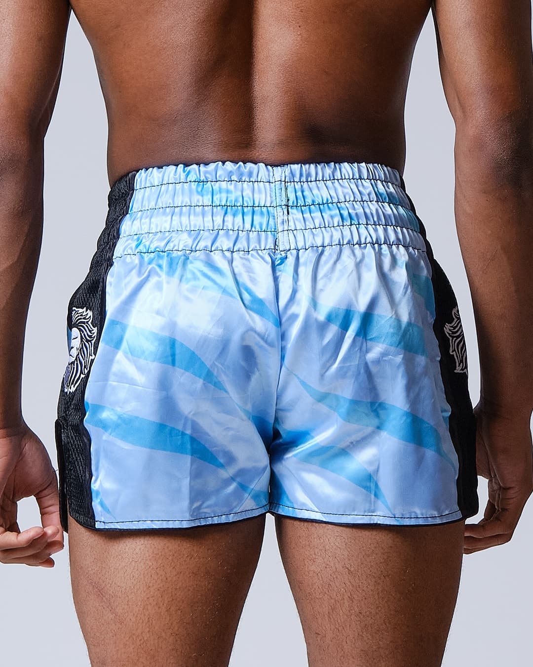 Short de Boxe Thaï ELION Raja - Sky Blue - Image 4