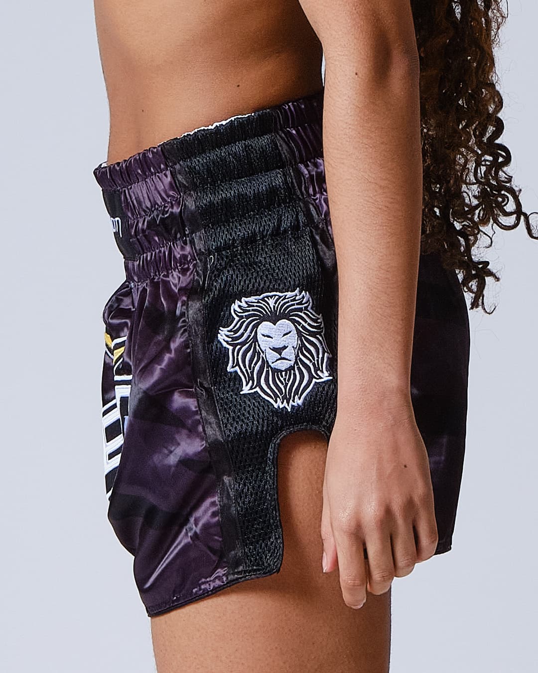 Short de Boxe Thaï ELION Raja - Noir - Image 6