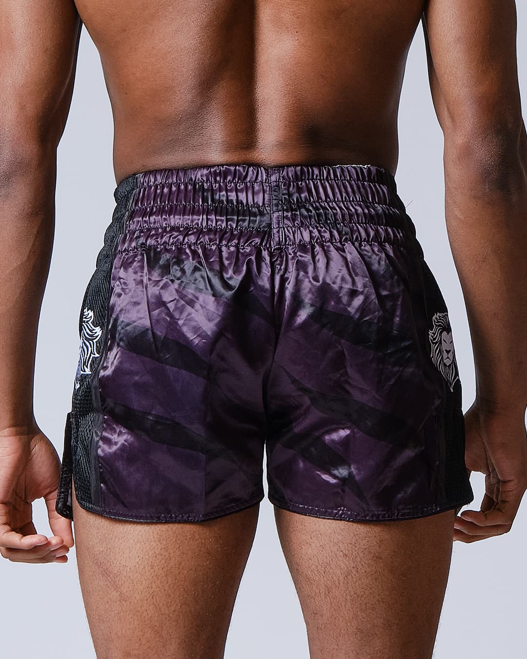Short de Boxe Thaï ELION Raja - Noir - Image 4
