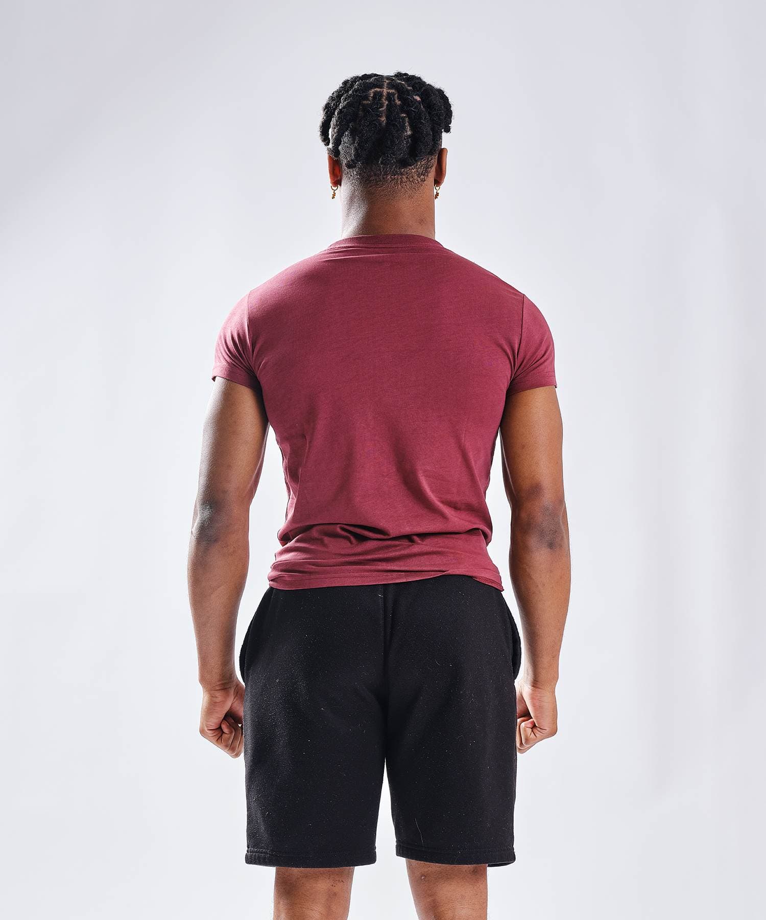 T-Shirt ELION Ring Walk Bordeaux/Or - Image 3