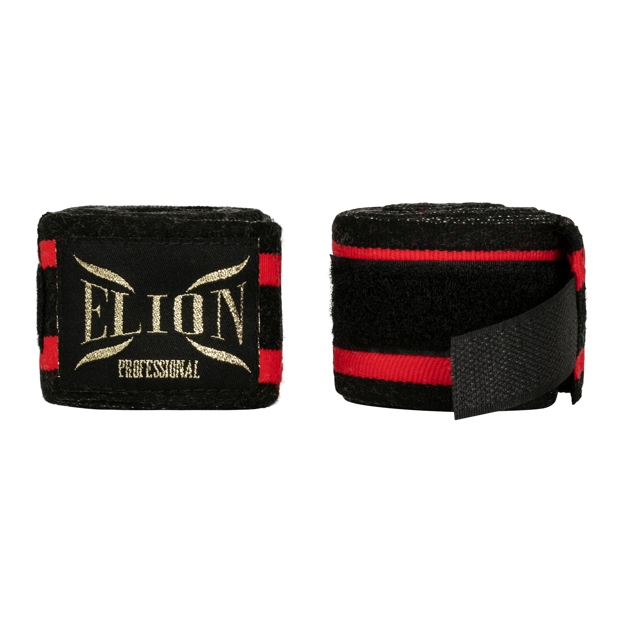 Bandes de boxe ELION 4.5m Noir/Rouge - Image 2