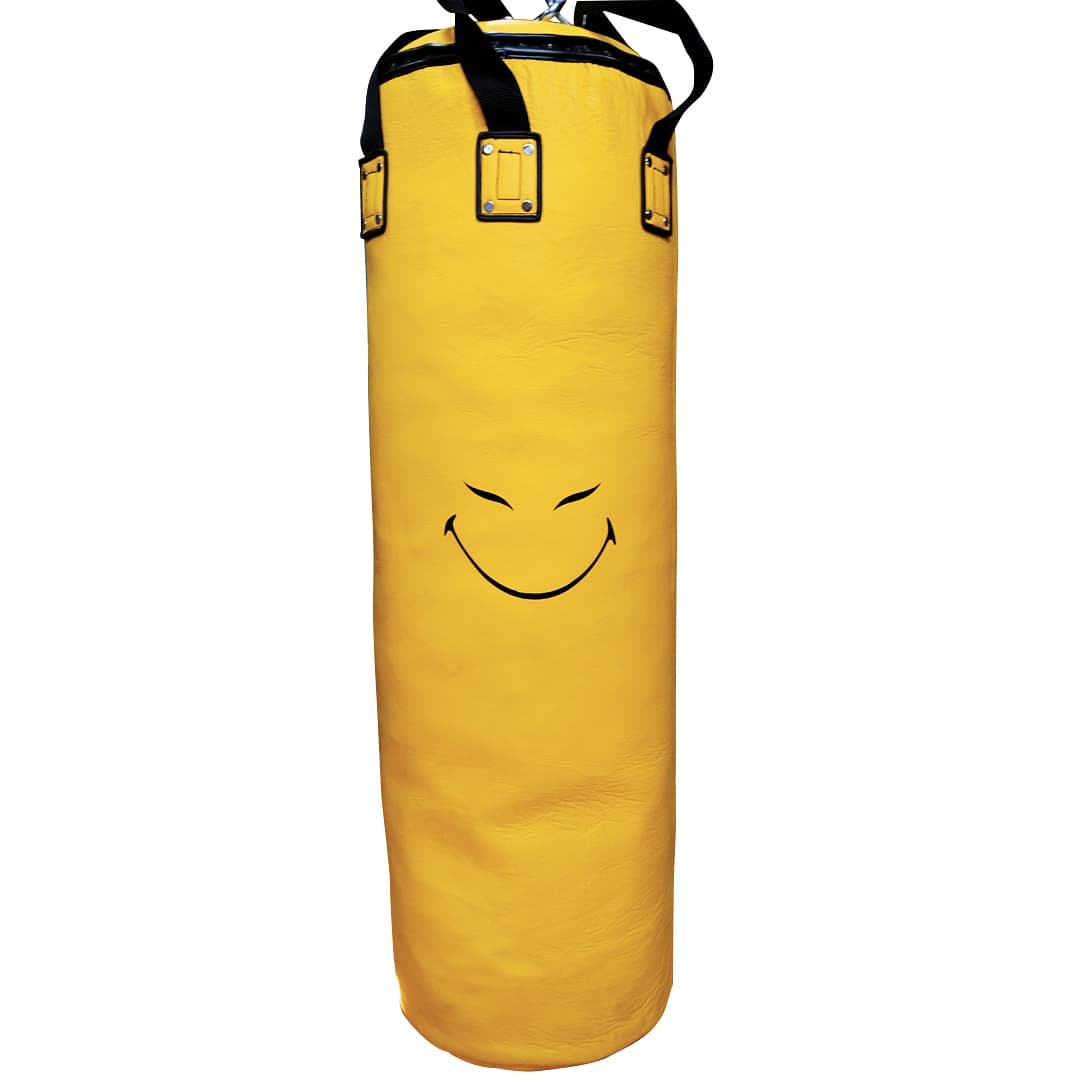 Sac de frappe ELION Paris X SMILEY® 50th Anniversary Edition Limitée 1m30 - 45kg - Cuir Jaune - Image 2